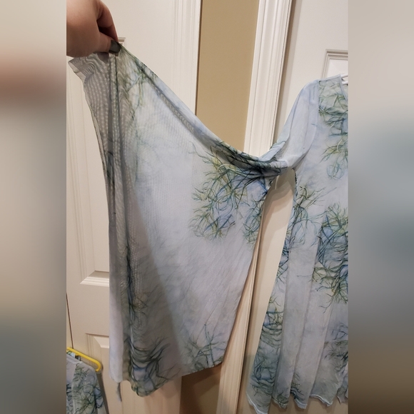 Ala Von Auersperg Sheer Mesh Knee Length Dress Size S In Tulum - Picture 4 of 10